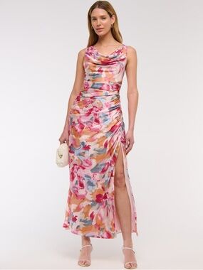 $140 NWT Abercrombie & Fitch Cowl Neck Draped Dress